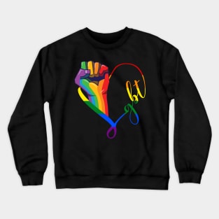 Rise Together Equality Social Justice-LGPT Pride Costume Gift Crewneck Sweatshirt